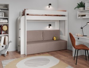 Немо Кровать двухъярусная Капучино (Олмеко)